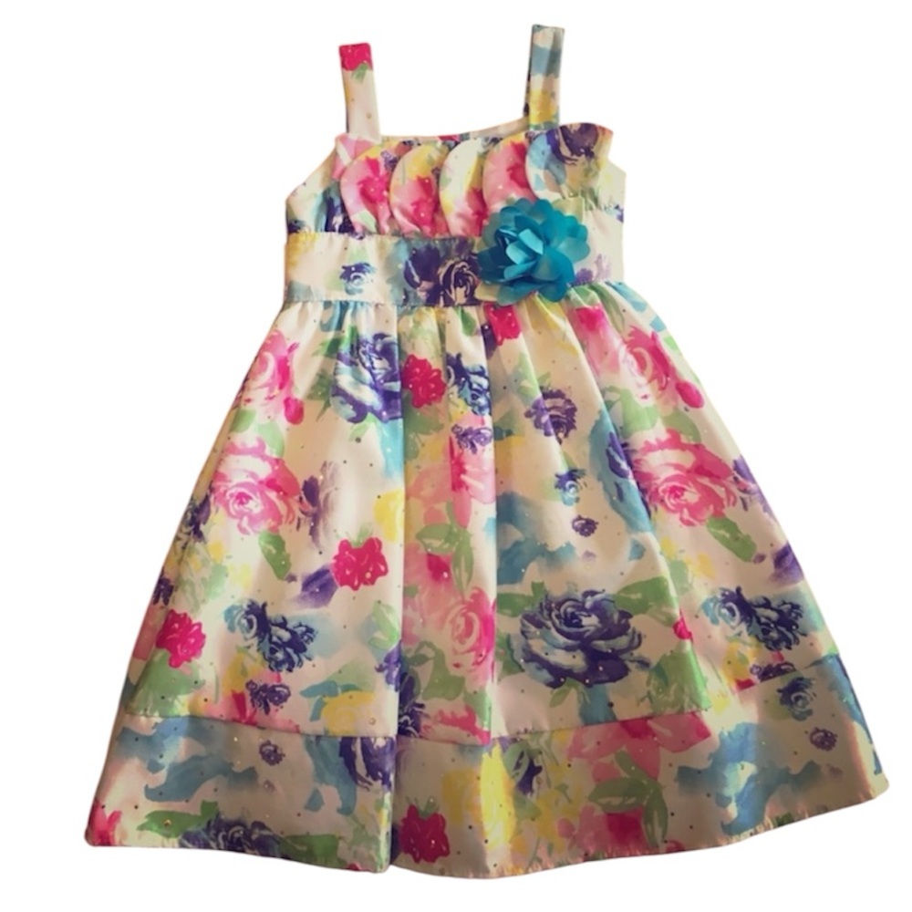 Youngland Floral Special Occasion Dress, size 5